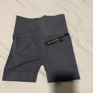 Set Active Sculptflex bike shorts in slate